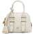 Pinko Mini Escape Handbag BIANCO SETA - MATT GOLD