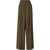 Fendi Wide-leg Trousers in Wool and Mohair OLIVE-25