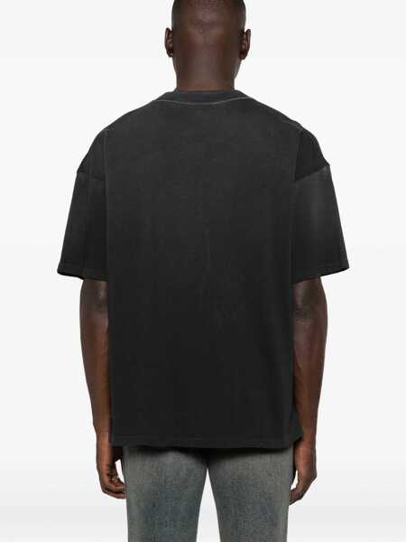 Tricouri REPRESENT Legacy Crest T-shirt STAINED BLACK Barbati (BM 19148513) 3