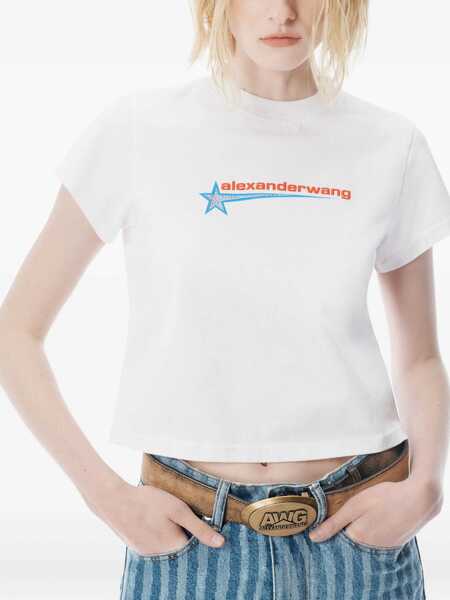 Topuri Alexander Wang Alexander Wang T-Shirts And Polos WHITE Femei (BM 19149153) 4