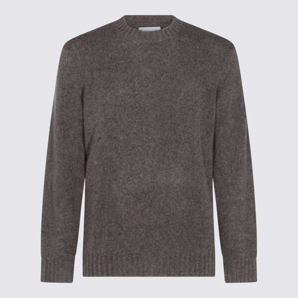 Pulovere NN.07 Nn.07 Grey Wool Knitwear TARMAC Barbati (BM 19149243) 1
