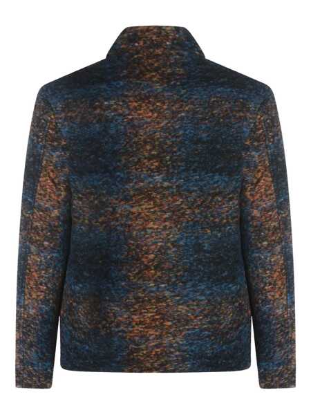 Geci NN.07 Nn.07 Multicolor Wool Gael Casual Jacket BLUE MULTI Barbati (BM 19149618) 2