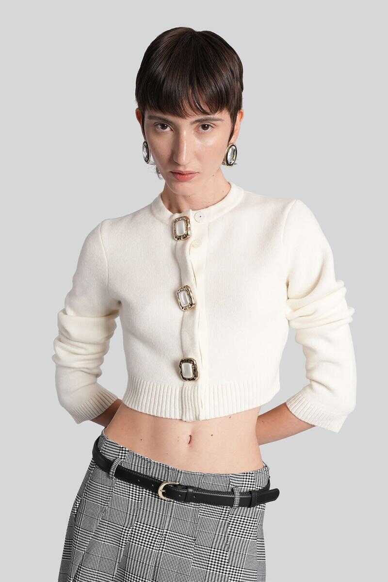 Cardigane Self-Portrait Self-Portrait Cardigan Beige Femei (BM 19150053) 2