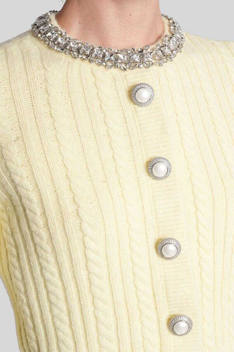 Cardigane Self-Portrait Self-Portrait Cardigan YELLOW Femei (BM 19150062) 5