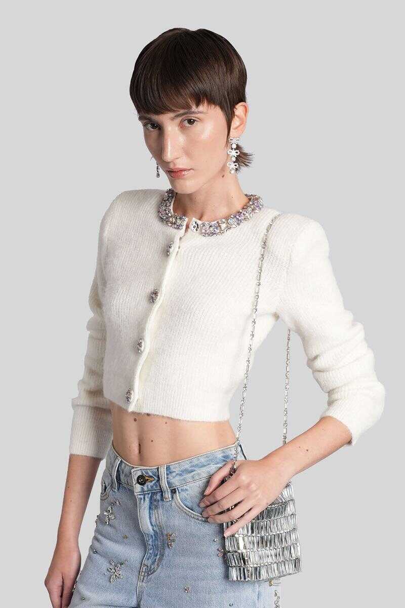 Cardigane Self-Portrait Self-Portrait Cardigan WHITE Femei (BM 19150065) 2