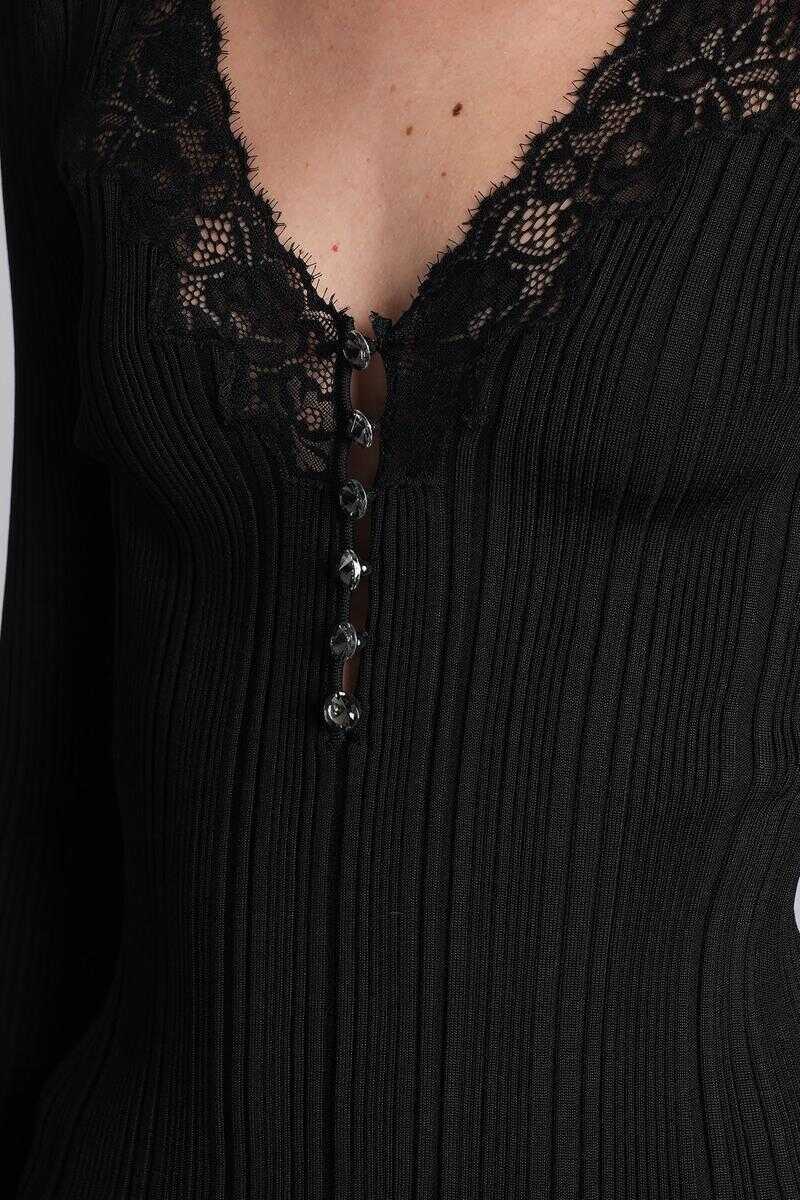 Topuri Self-Portrait Self-Portrait Topwear Black Femei (BM 19150068) 5