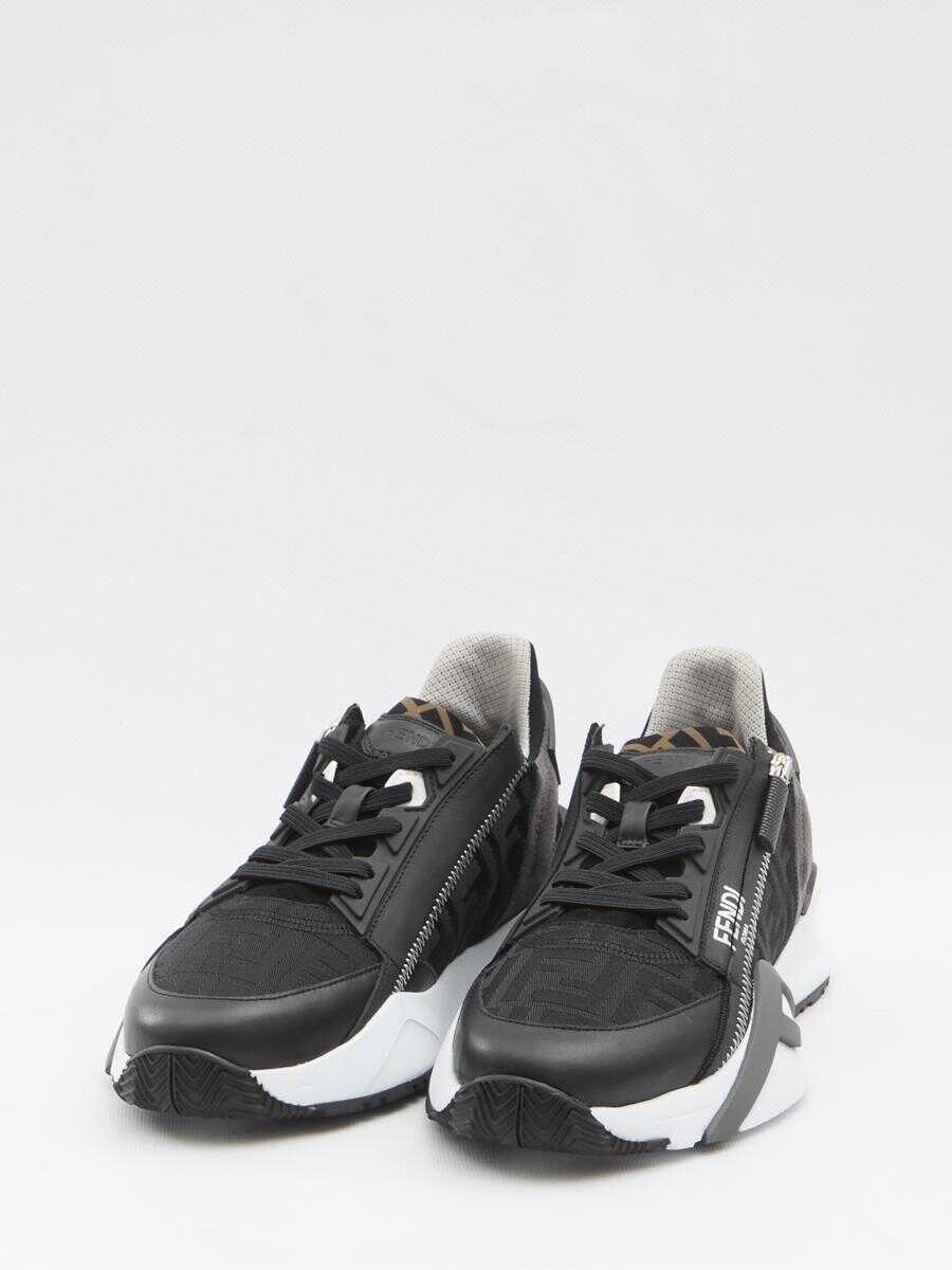 Sneakers Fendi Fendi Flow Sneakers Black Barbati (BM 19150332) 2