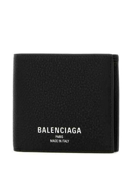 Portofele Balenciaga Balenciaga Credit Square Fold Coin Wall Accessories Black Barbati (BM 19150611) 3
