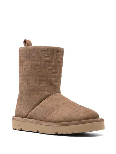 Bocanci Fendi Fendi Boots Beige Femei (BM 19150953) 2