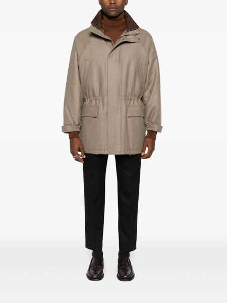 Pulovere Alpha Studio Alpha Studio Brown Wool Turtleneck Sweater BROWN Barbati (BM 19151535) 2