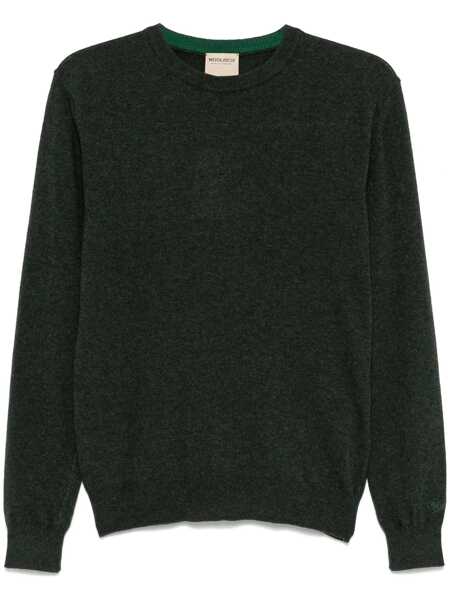 Pulovere Woolrich Woolrich Lambswool Crewneck GREENSTONE Barbati (BM 19152000) 1