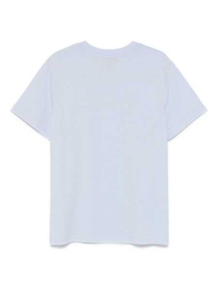 Tricouri A.P.C. A.P.C. T-Shirt Standard Grand Vpc Gots BLEU CIEL/BLANC Femei (BM 19152225) 2