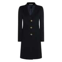 Paltoane Tagliatore Dark Blue Wool Coat Femei