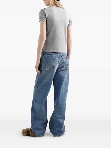 Topuri Dolce & Gabbana Dolce & Gabbana T-Shirts And Polos GREY Femei (BM 19152468) 3