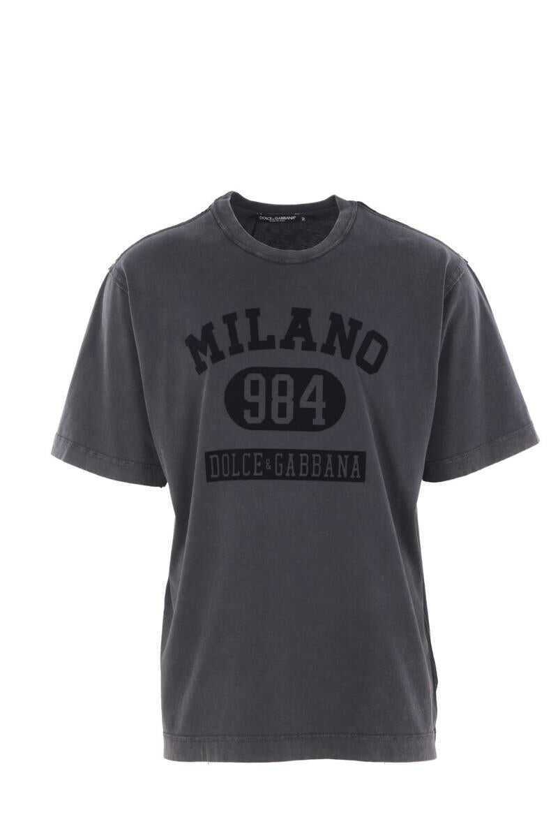 Topuri Dolce & Gabbana Dolce & Gabbana T-Shirts And Polos Black Barbati (BM 19152648) 1