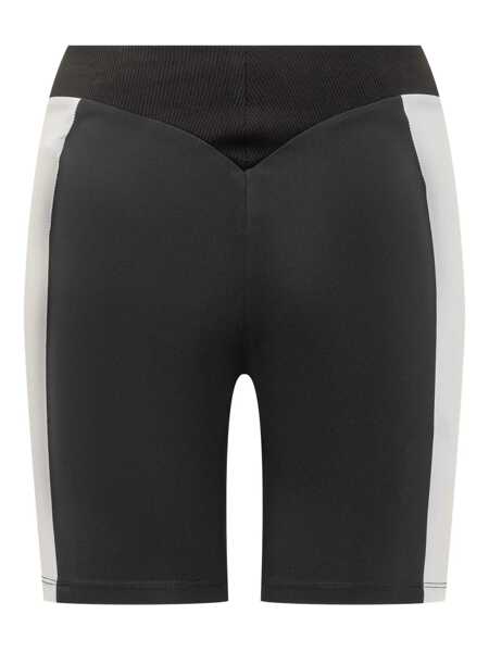 Pantaloni casual Off-White Off-White Off-White Black Cyclist Shorts With Side Print Black Femei (BM 19153902) 1