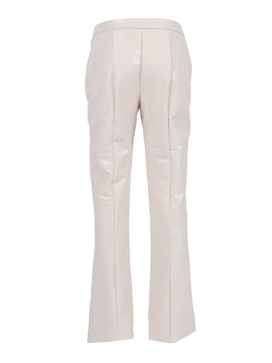 Pantaloni casual Elisabetta Franchi Elisabetta Franchi Pants WHITE Femei (BM 19154016) 2