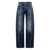DSQUARED2 DSQUARED2 Dsquared2 Denim Blue Vintage Effect Wide Leg Jeans BLUE