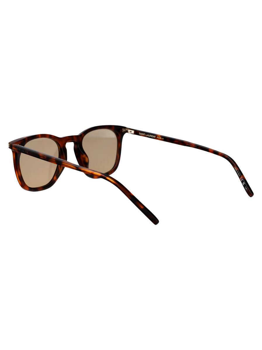 Ochelari de soare Saint Laurent Saint Laurent Eyewear Sunglasses HAVANA-HAVANA-BROWN Barbati (BM 19154544) 4