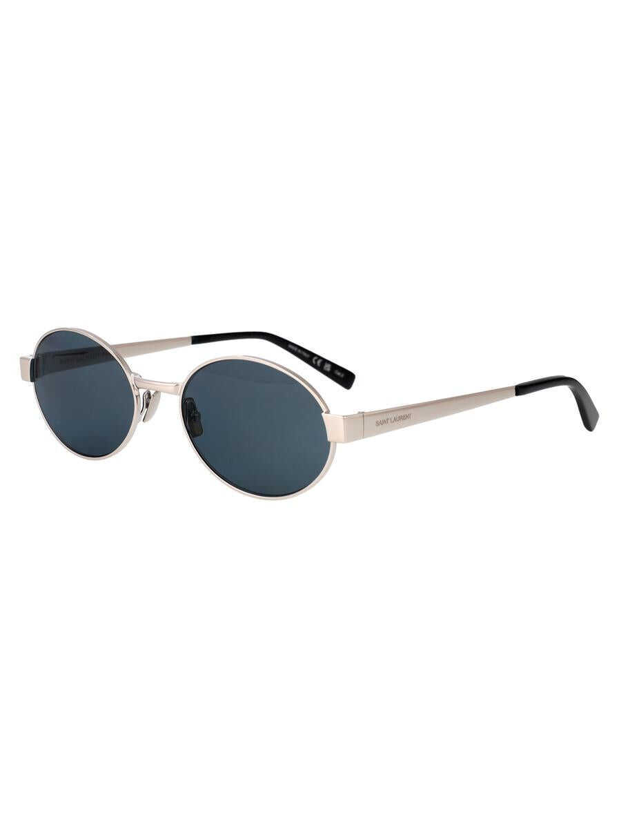 Ochelari de soare Saint Laurent Saint Laurent Eyewear Sunglasses SILVER-SILVER-BLUE Femei (BM 19154547) 2