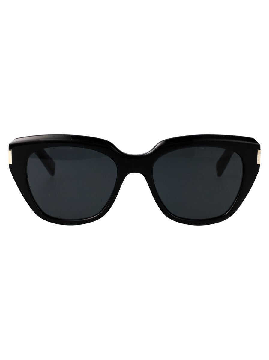 Ochelari de soare Saint Laurent Saint Laurent Eyewear Sunglasses BLACK-BLACK-BLACK Femei (BM 19154577) 1