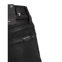 Blugi 7 For All Mankind Dama - Blugi drepti 7 For All Mankind LOTTA Coated Black Black   Femei (BM 19155195) - B-mall.ro