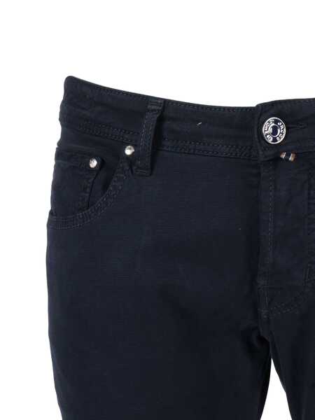 Blugi drepti Jacob Cohen 5 POCKETS SLIM FIT PANTS Blue Barbati (BM 19155312) 3