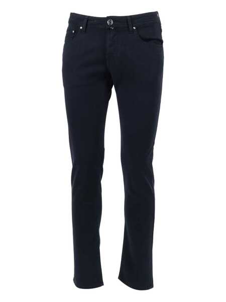 Blugi drepti Jacob Cohen 5 POCKETS SLIM FIT PANTS Blue Barbati (BM 19155312) 1