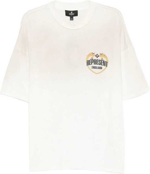 Tricouri REPRESENT Angel Border T-shirt WASHED ECRU Barbati (BM 19155479) 1