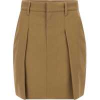 Fuste Pleated cotton short Skirt Femei