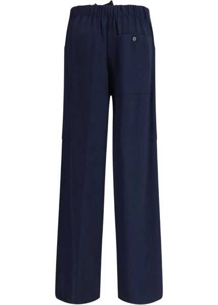 Pantaloni casual forteforte Cotton bull Pants NOTTE Femei (BM 19155518) 2