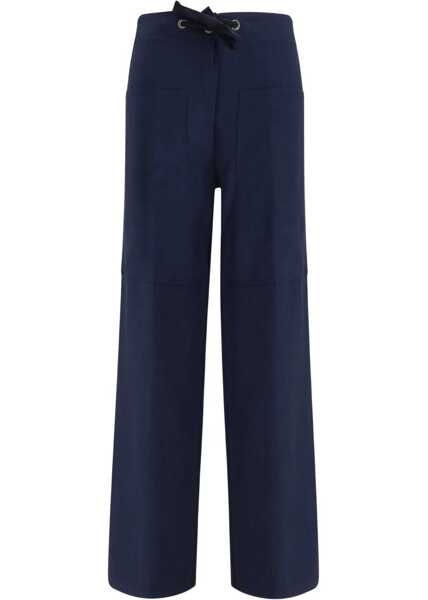 Pantaloni casual forteforte Cotton bull Pants NOTTE Femei (BM 19155518) 1