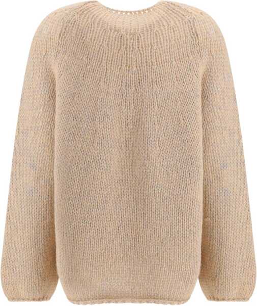 Pulovere forteforte perforated rib-knit pattern Sweater NUDE Femei (BM 19155536) 2