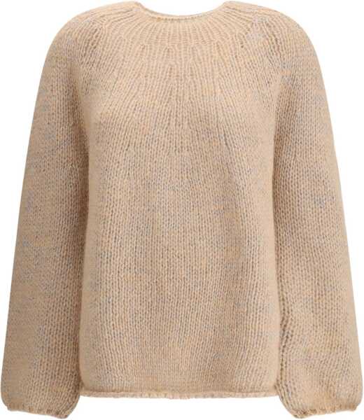 Pulovere forteforte perforated rib-knit pattern Sweater NUDE Femei (BM 19155536) 1