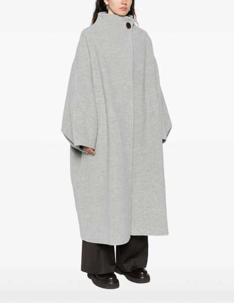 Paltoane DARKPARK Oversized Coat in Melange Cashmere Wool GREY MELANGE Femei (BM 19155539) 3