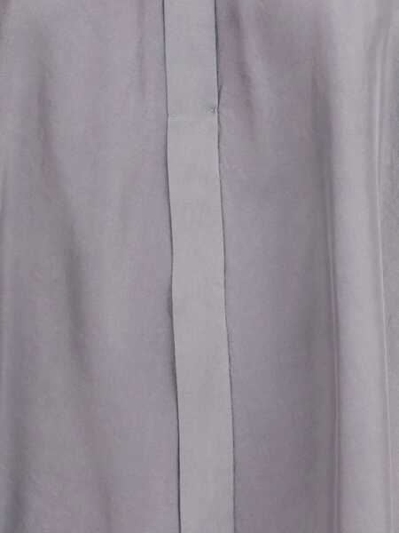 Camasi casual forteforte Crater-collar Shirt in habotai Silk STONE Femei (BM 19155578) 5