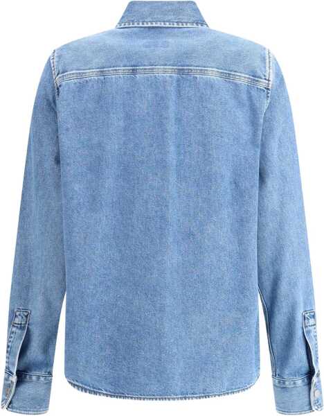 Camasi de blugi Jacob Cohen Western Cotton Denim Shirt LIGHT BLUE Femei (BM 19155593) 2