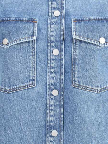 Camasi de blugi Jacob Cohen Western Cotton Denim Shirt LIGHT BLUE Femei (BM 19155593) 3