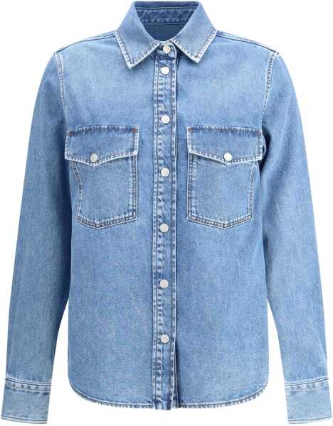 Camasi de blugi Jacob Cohen Western Cotton Denim Shirt LIGHT BLUE Femei (BM 19155593) 1