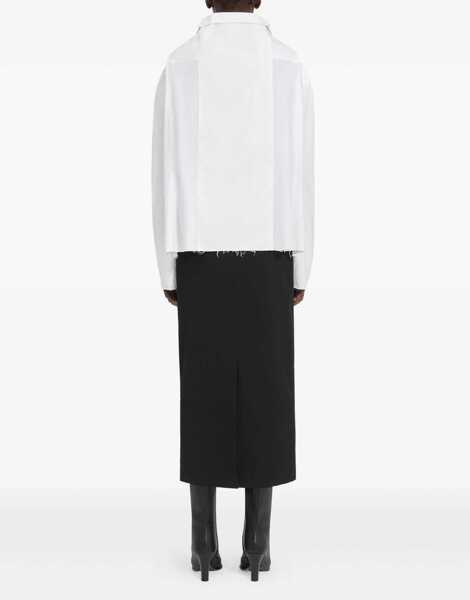 Camasi casual MM6 Maison Margiela Long-sleeved Shirt WHITE Femei (BM 19155632) 4