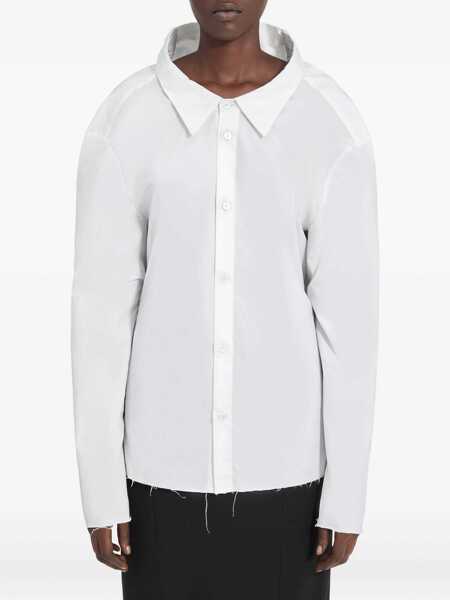 Camasi casual MM6 Maison Margiela Long-sleeved Shirt WHITE Femei (BM 19155632) 5