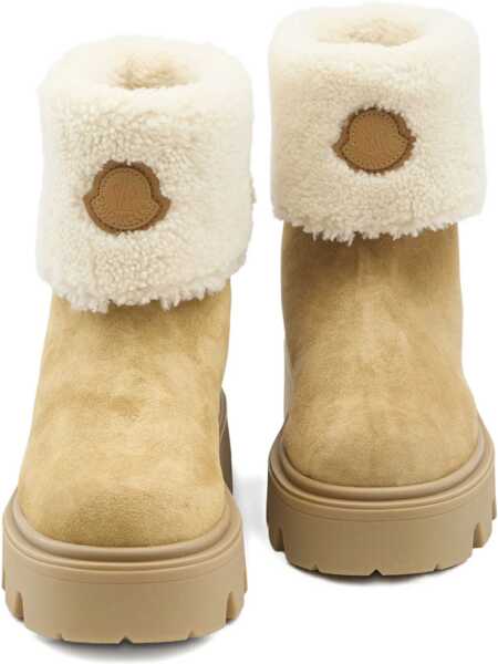 Incaltaminte Moncler Aurea Mid Boots BEIGE Femei (BM 19155665) 3