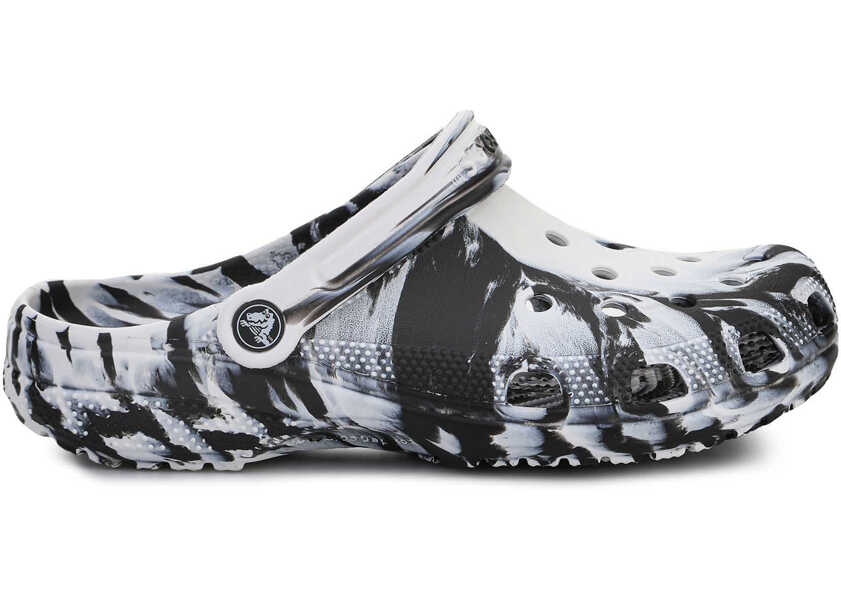 Saboti Crocs Classic Marbled Clog Black/White Barbati (BM 19155675) 6