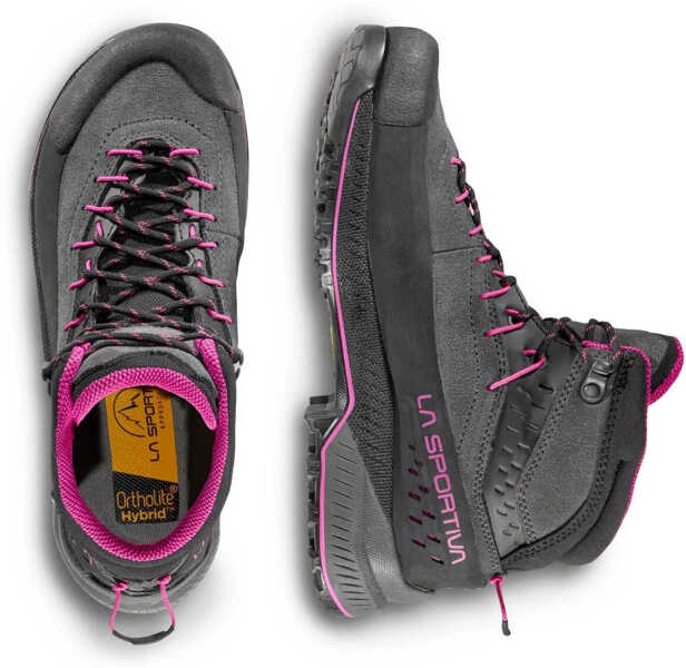 Incaltaminte trekking La Sportiva TX4 Evo Mid Woman GTX Carbon/Springtime Grey Femei (BM 19155731) 5