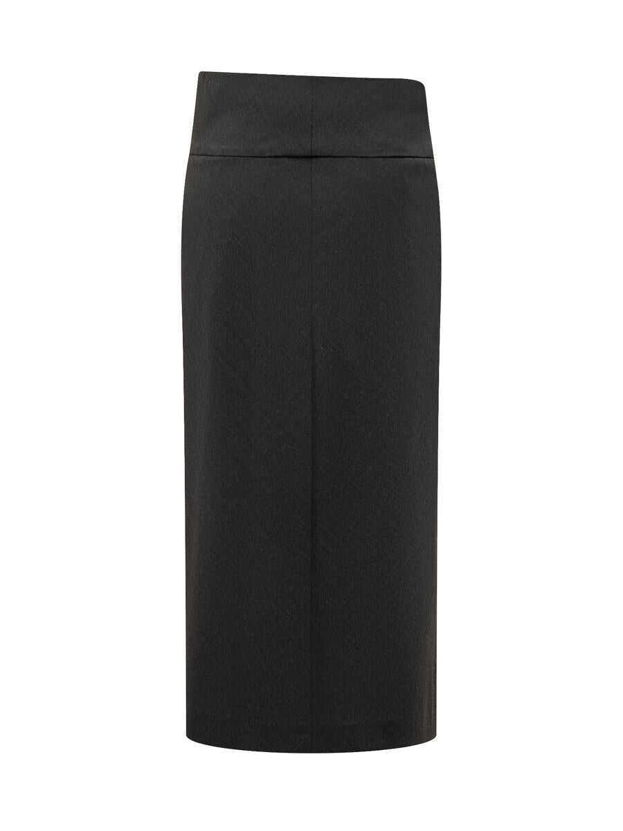 Fuste Alberta Ferretti Alberta Ferretti Alberta Ferretti Long Black Draped Skirt Black Femei (BM 19155762) 2