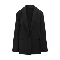 Sacouri Alberta Ferretti Alberta Ferretti Black Single-Breasted Blazer Femei