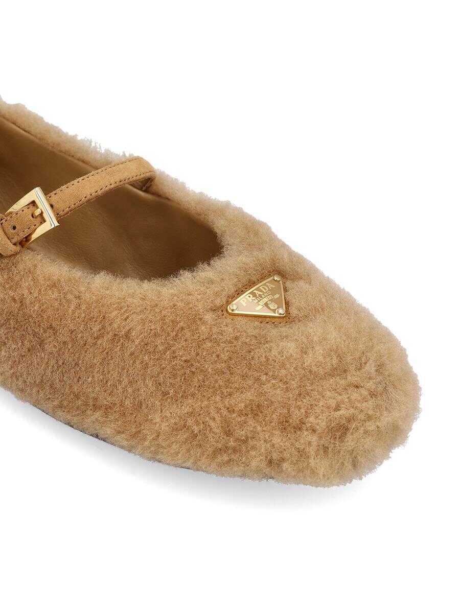 Balerini Prada Prada Low Shoes BROWN Femei (BM 19156506) 4