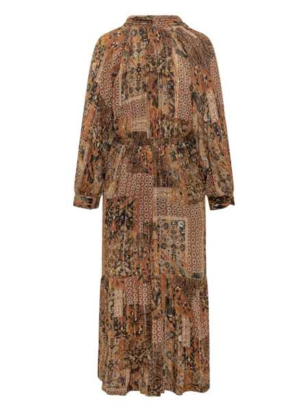 Rochii BA&SH Ba&Sh Ba&Sh Long Dress With Patchwork Print MULTICOLOR Femei (BM 19156518) 2