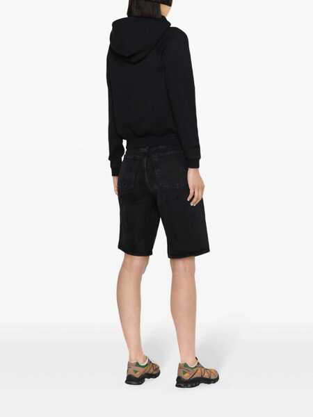 Bluze de trening Ralph Lauren Black Hoodie With Drawstring Hood And Pony Embroidery On The Front In Cotton Blend Woman Black Femei (BM 19156704) 4