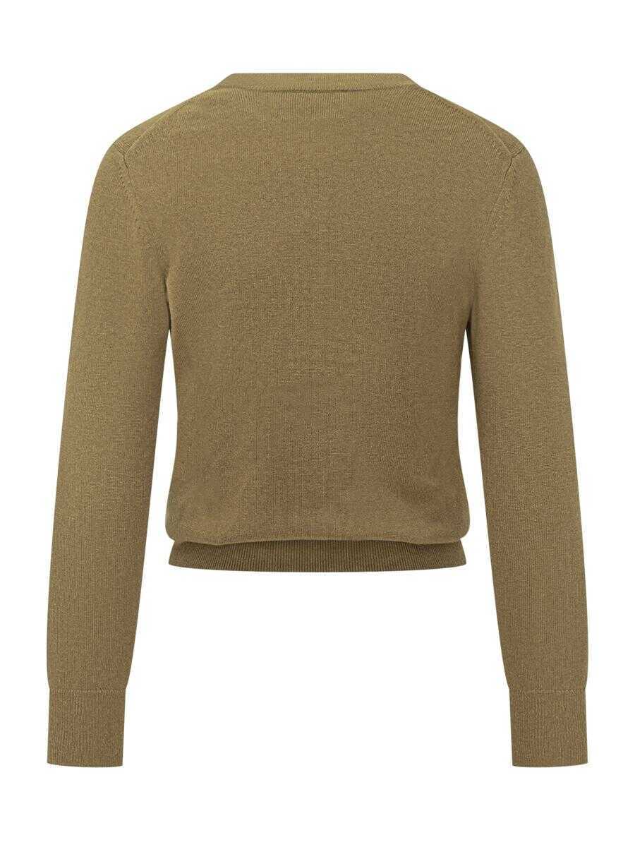 Cardigane Isabel Marant Isabel Marant toile Marant toile Green Cardigan With Embroidered Logo GREEN Femei (BM 19157055) 2